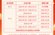 嘉联支付2026中秋国庆假期POS机资金清算安排通知